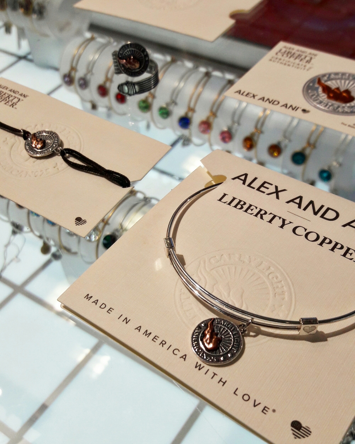 Liberty Copper #CarryLight collection launch from Alex and Ani